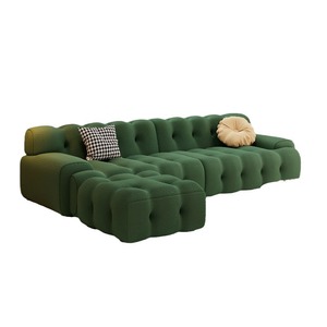 Juego de sofás para muebles de sala de estar Sofá moderno 2024 Sofá seccional en forma de L - Product Image 1