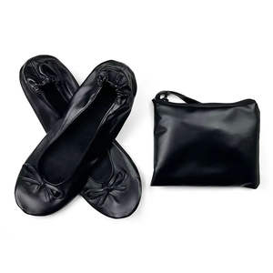 Appartamenti nuziali per la damigella d'onore ospite ripiegano le ballerine pieghevoli ballerine ballerine scarpe basse regalo per la festa nuziale per gli ospiti - Product Image 4