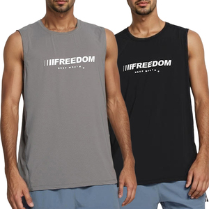 Camisetas Deportivas Sublimadas Unisex para Hombre, 100% Poliéster, Logotipo Personalizado, Secado Rápido, Ropa Deportiva sin Mangas - Product Image 2