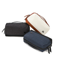 Pochette organisateur tout-en-un portable avec fermeture éclair, sac organisateur pour accessoires électroniques, sac de voyage, rangement pour câbles numériques