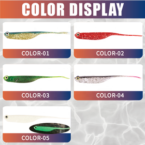 Appât souple en plastique pour la <span class=keywords><strong>pêche</strong></span>, leurre pour attraper des poissons, plonge sur la mer, non résistant, matériel pour pêcher les prédateurs, keetch, bar, cm - Product Image 5