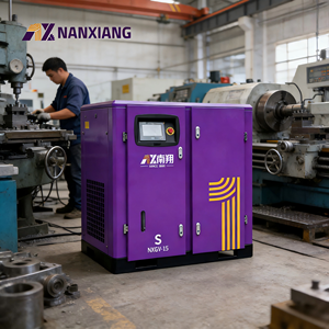 Compresseur à vis PM VSD haute efficacité 7,5-55KW 13bar 395CFM équipé d'un bloc d'air GHH authentique pour l'industrie HH-RAND - Product Image 1