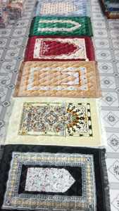 Tapis de prière musulman, tapis de prière islamique, designs personnalisés, tapis de prière épais, couleur unie teinte - 80"x120" - Product Image 6