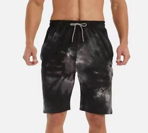 Haute qualité personnalisé hommes Tie Dye Board Shorts imperméable Streetwear décontracté en gros maillots de bain cordon tissé solide motif - Product Image 5