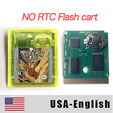 ตลับเกมส์สีเหลืองรุ่นเก่าของอเมริกา ไม่มี RTC  แบบแฟลชการ์ด  บันทึกความคืบหน้าได้  สำหรับเครื่องเล่นเกมส์ GBC ภาษาอังกฤษ - Product Image 2