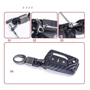 CRH voiture télécommande porte-clés housse en Silicone adapté pour Toyota Auris Corolla Avensis Verso Yaris <span class=keywords><strong>Aygo</strong></span> Scion TC IM 2015 2016 Camry RAV - Product Image 6