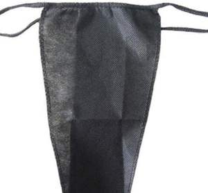 Negro viaje sudor vapor Sauna transpirable desechable G-string bragas ropa interior T-back Saloon Spa ropa interior Mujer ropa interior - Product Image 1