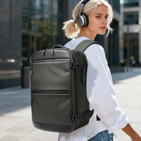 Sac à dos pour ordinateur portable de voyage avec logo personnalisé, grande capacité, antivol, pour les voyages en avion
