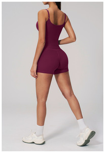 Conjunto <span class=keywords><strong>de</strong></span> <span class=keywords><strong>Yoga</strong></span> al por Mayor para Mujer con Logotipo Personalizado, Tela Suave Cepillada, Ropa Deportiva <span class=keywords><strong>de</strong></span> Alto Impacto para Gimnasio y Fitness, 2 Piezas - Product Image 2