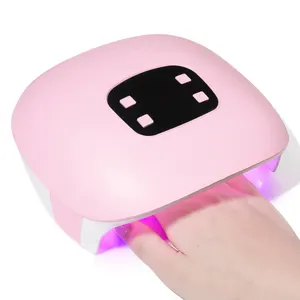 SUN MINI 4S 60W Portable Pink Nail Dryer UV 20 LED USB Cable Household Black Nail Polish Gel Varnish Dry Professional Manicure