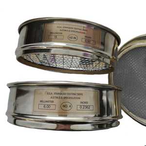 Novo Padrão ASTM E11 ISO 3310 Peneiras para Teste de Solo Análise Série de Peneiras SUS304 - Product Image 1