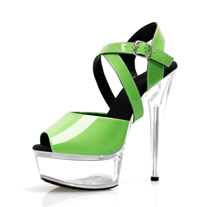 15 cm Sexy e affascinante Pole Dance Strip Club abito da sposa principale scarpe da sposa nicchia e High-end a forma di pesce tacchi alti - Product Image 6