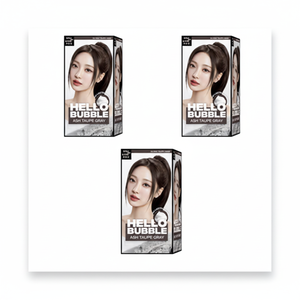 Sconto 7A Ashtoff Color capelli grigi crema Mi-en-en-Sen ciao tintura a bolle 3 stile alla moda 100ml permanente certificato GMP - Product Image 1