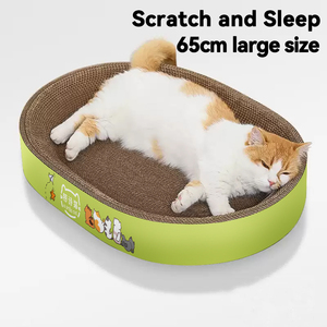 Mèo gãi bảng Mèo xả rác tất cả trong một chống lật giấy bên rộng dễ thương mèo đồ chơi - Product Image 6