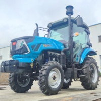 TOVAL Chine Vente Chaude Tracteur Agricole 4x4 4RM 40HP 50HP 60HP 70HP 90HP 100HP avec Chargeur Frontal, Prix Tracteur de Jardin