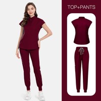 Uniforme de Enfermera Jogger 42024LW, Filipina Blanca Blanco Óptico, Camilleros Sanidad, Cofia Personal Salud Sanidad