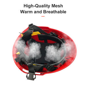 Casco di salvataggio ignifugo in ABS, equipaggiamento di sicurezza protettivo per vigili del fuoco - Product Image 5