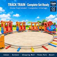 Train électrique pour enfants sur le thème de l'éléphant à prix abordable, mini-attractions de parc d'attractions à vendre