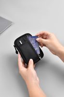 Kotak Penyimpanan EDC Multifungsi Mini, Tempat Koin, Tempat Earphone, Kantong Gantung Bisnis, Dompet Kunci X-PAC, Tempat Kartu