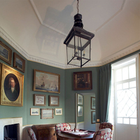 Lampes suspendues rustiques de style antique moderne, finition antique, en laiton massif de luxe, pour salon, chambre à coucher, hall d'entrée