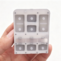 Clavier numérique en silicone pour téléphone, bouton poussoir conducteur LED, impression sérigraphique personnalisée, dôme en caoutchouc