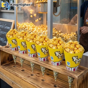 Bolsas <span class=keywords><strong>de</strong></span> Palomitas <span class=keywords><strong>de</strong></span> Maíz en Forma <span class=keywords><strong>de</strong></span> Cono Personalizadas, Conos <span class=keywords><strong>de</strong></span> Papel para Palomitas <span class=keywords><strong>de</strong></span> Maíz, Resistentes al Aceite, Desechables, para Envasado <span class=keywords><strong>de</strong></span> Snacks, Bolsas para Palomitas <span class=keywords><strong>de</strong></span> Maíz Caramelizadas - Product Image 1