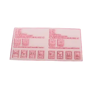 Placa de impresión flexográfica, tinta a base de agua de 6,35mm para cartón corrugado