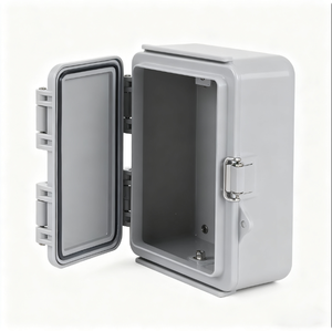 प्लास्टिक जंक्शन बॉक्स वाटरप्रूफ बॉक्स मेटल लैच लॉक बेस प्लेट ip67 कंप्यूटर एब्स 120x90x70 मिमी आउटडोर विद्युत बाड़े - Product Image 2