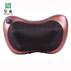 Shiatsu kneading vibrating relaxation full body pillow heat back neck shoulder electronic acupressure leg massage for chair bed