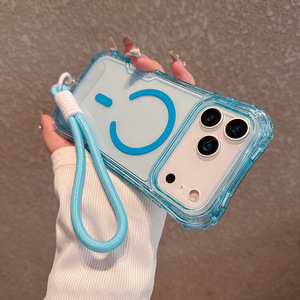 เคส TPU กลิตเตอร์แม่เหล็กแบบ3 in 1พร้อมสายคล้องเคสโทรศัพท์สำหรับ iPhone 17 16 15 14 PRO MAX ตัวป้องกัน - Product Image 3