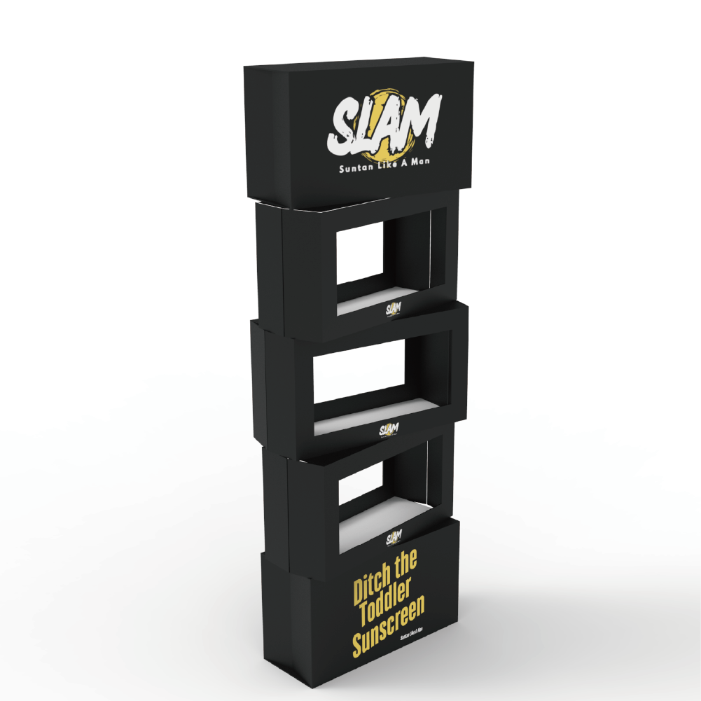 Apache Customized One Pull Molded Cardboard Layer Beverage Display Rack for Supermarket Display — view 1
