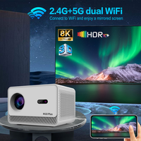 Projecteur intelligent Android au prix d'usine M10 WIFI BT 200 lumens Mise au point automatique LCD Home cinéma M10 Plus Mini projecteurs LED portables