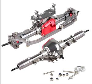 Eparthub 1/10 ölçekli eksenel <span class=keywords><strong>SCX10</strong></span> D90 Metal ön ve arka aks montaj yükseltme kiti - Product Image 2