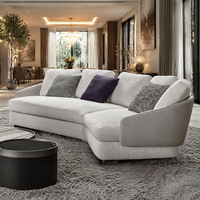 Ensemble de canapé-lit en cuir artificiel YUANCHANG avec pieds en acier inoxydable - Design moderne pour hôtels et appartements