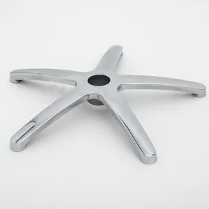 Italian style furniture accessories aluminum 5 star chair base for sale
