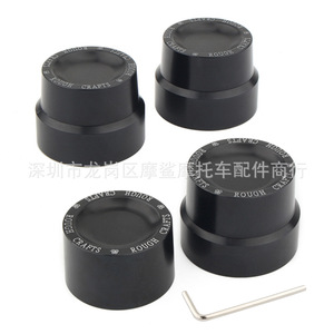 Cubierta de Eje de Motocicleta Moshark, Tapa de Rueda Delantera y Trasera de Aluminio CNC para Harley RC, Piezas de Modificación - Product Image 5