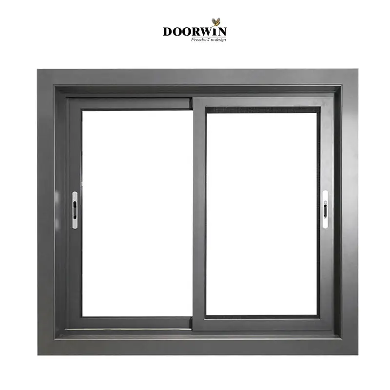 Aluminum Frame Glass Windows With Cheap Price Doorwin Latest Simple Design Aluminum Sliding House Window