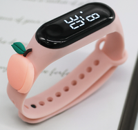 Montres pour enfants avec logo personnalisé, écran LED électronique numérique, mode pour filles et garçons, personnage de dessin animé, étanche, cadeau de vacances