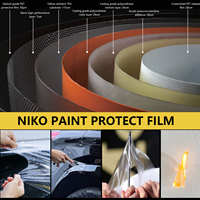 Film de protection de peinture TPU PPF auto-réparateur à changement de couleur avec protection UV, garantie 10 ans, revêtement nano-céramique, transparent noir mat