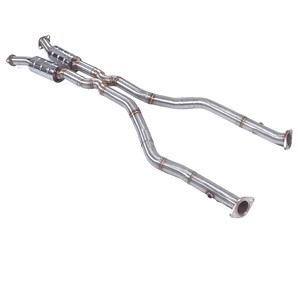 Tubo de Escape <span class=keywords><strong>GFC</strong></span> Compatible con Lexus IS500 RCF GSF 5.0L V8 SUS304, Tubo Medio de Rendimiento de Igual Longitud, con Resonador Doble - Product Image 6
