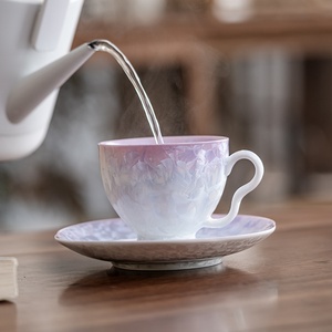 Nouvelle tasse à café en céramique à effet dégradé, style chinois, avec poignée, idéale pour le café glacé - Product Image 2