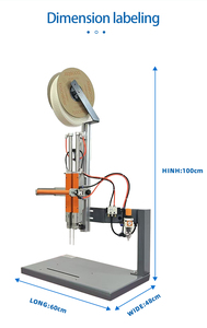 Booster Hot Sales High Speed Elastic Staple Packaging Tagging Machine Elastic Fastener Tool Elastic Staple Apparatus - Product Image 6