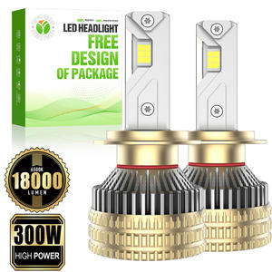 Ballast externe sans erreur 300W 18000Lm 6500K 12-24V H7 A11 Phares LED pour garages et ateliers de luxe indépendants - Product Image 1