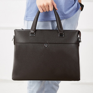 Mochila de Gran Capacidad, Logotipo Personalizado, Maletín de Negocios para Viajes, Bolso de Hombro de Cuero Genuino Resistente para Hombre, Bolso para Portátil - Product Image 3