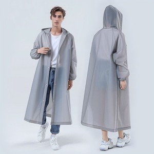 Travel Portable EVA Matte Non-disposable <strong>Long</strong> Conjoined <strong>Raincoat</strong> Adult Thickened Universal Cycling Outdoor Mountaineering Hiking - Product Image 1