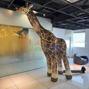 Personalizzare il tema della giungla gonfiabile gigante gigante gonfiabile modello di giraffa per la decorazione natalizia - Product Image 1
