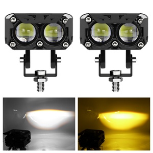 Feux de moteur LED 9-80V étanches 4000lm, projecteur LED bicolore, feux de moto à œil d'ange pour toutes les voitures - Product Image 5