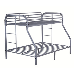 Современная студенческая двухъярусная Металлическая стальная двухъярусная кровать школьная двухъярусная металлическая двухъярусная кровать с лестницей - Product Image 5