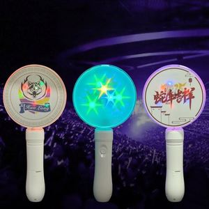 Luz LED de Mano con Nombre Personalizado, 15 Colores Ajustables, Potenciador de Atmósfera para Conciertos y Espectáculos, Control Remoto, Plástico - Product Image 2