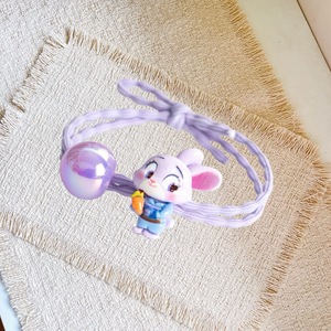 Nuovi Elastici per Capelli a Tema Animali Cartoon, Graziosi Accessori per Capelli con Volpe, Coniglio e <span class=keywords><strong>Capra</strong></span> per Bambini - Product Image 4